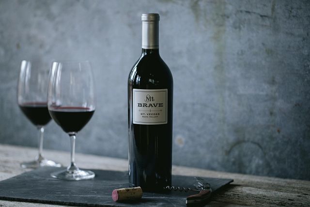 Winemaker Holding grapes
